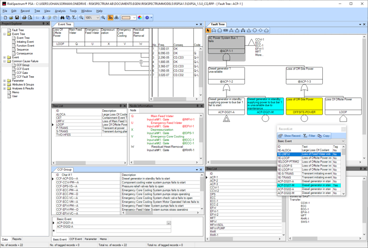 RiskSpectrum PSA | Risk & Reliability Software